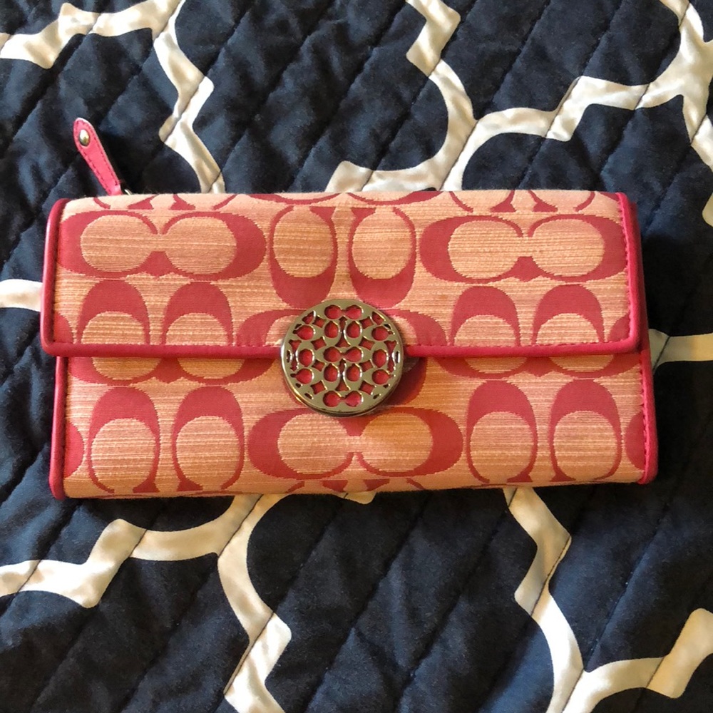 Authentic coach wallet